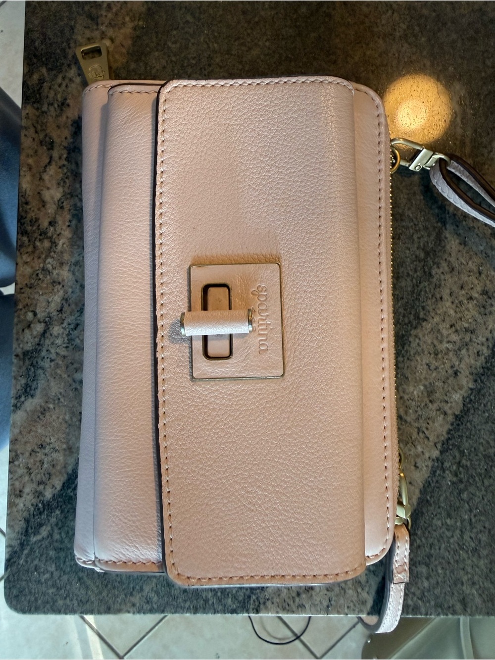 Spartina 449 Blush Pink Crossbody Wallet